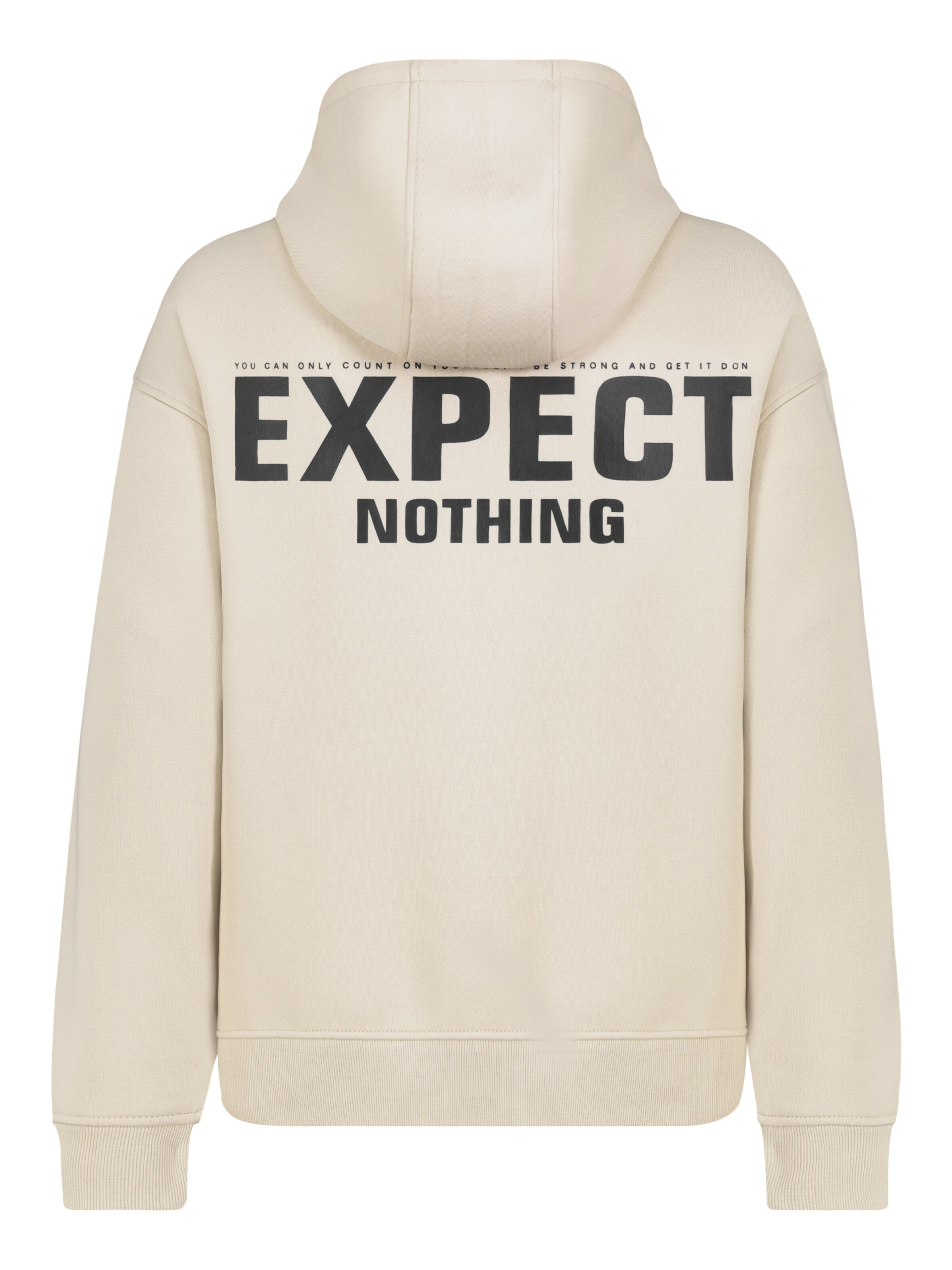 Sublevel Zip-Up Hoodie in Beige