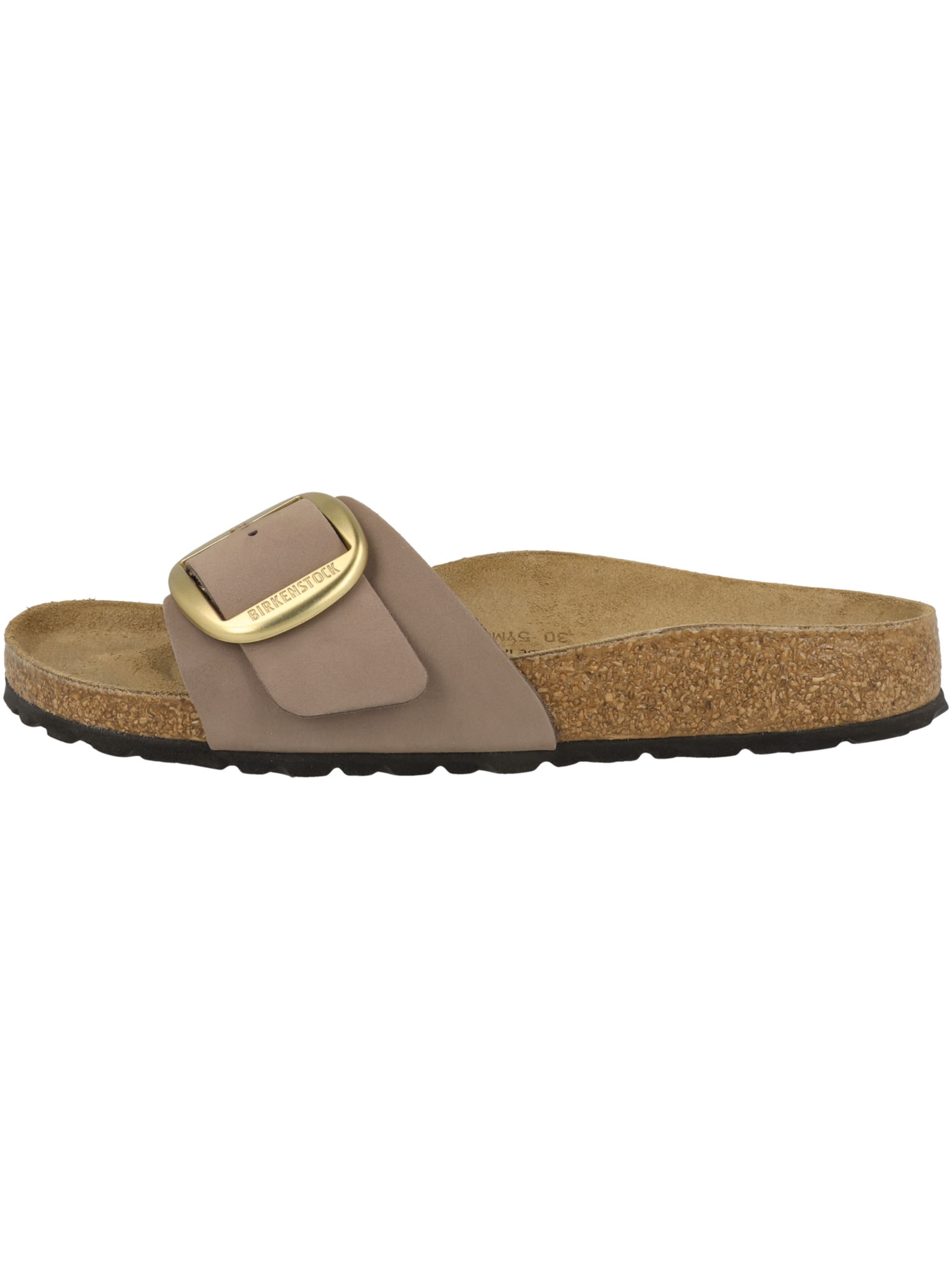 BIRKENSTOCK - Zapatos abiertos en gris: frente