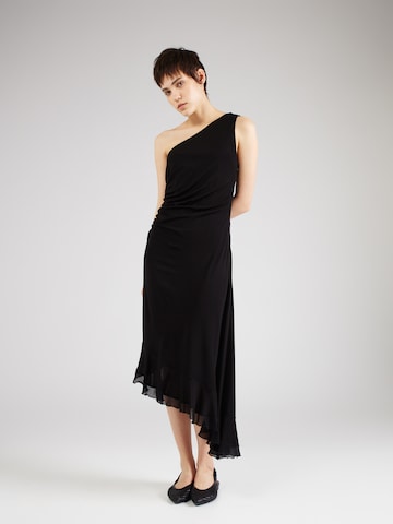 Twinset فستان بلون أسود: الأمام