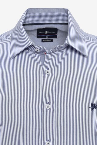DENIM CULTURE Regularny krój Koszula 'DEXTER' w kolorze niebieski
