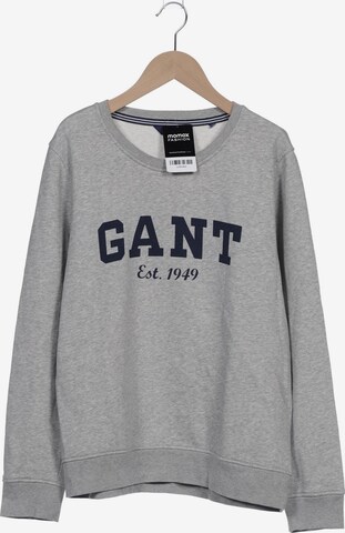GANT Sweatshirt & Zip-Up Hoodie in XXL in Grey: front
