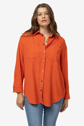 Studio Untold Blouse in Oranje: voorkant