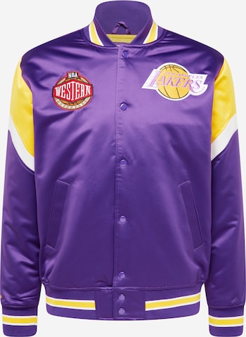 Mitchell & Ness Jacke  'NBA' in Lila: predná strana