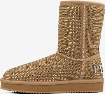 Philipp Plein - Botas en beige: frente