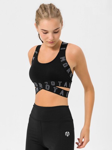 MOROTAI Bustier Biustonosz sportowy w kolorze czarny