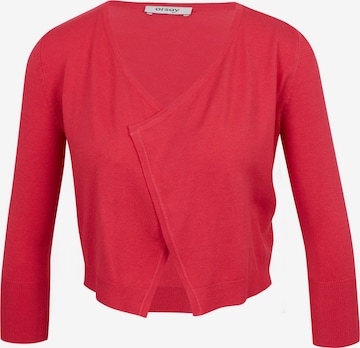 Orsay Knit Cardigan in Red: front