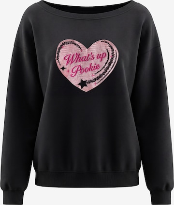MYMO - Sudadera en negro: frente