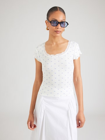 Hailys Tričko – bílá: přední strana