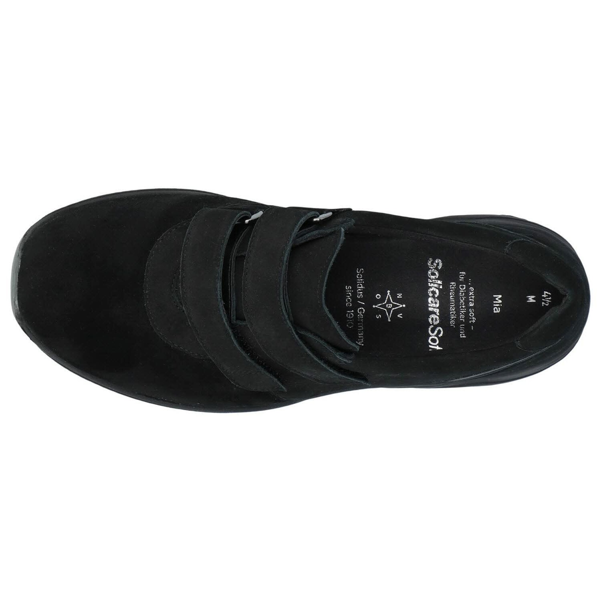 SOLIDUS Veterschoen in Zwart