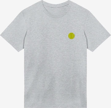 T-Shirt 'Tennis' F4NT4STIC en gris : devant