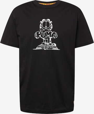 PUMA Shirt 'Garfield' in Black: front