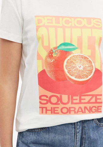 T-Shirt s.Oliver en blanc