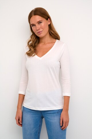 Cream Shirt 'Naia' in White: front