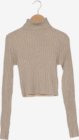 Bershka Pullover S in Beige: predná strana