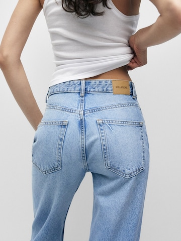 Pull&Bear Wide leg Jeans in Blue