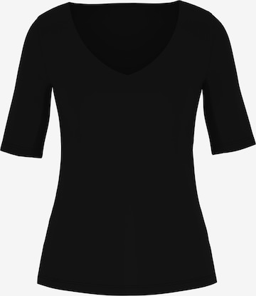 Mey Undershirt 'Blazer' in Black: front