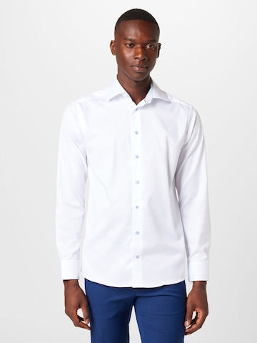 ETON - Slim Fit Camisa clássica em branco: frente