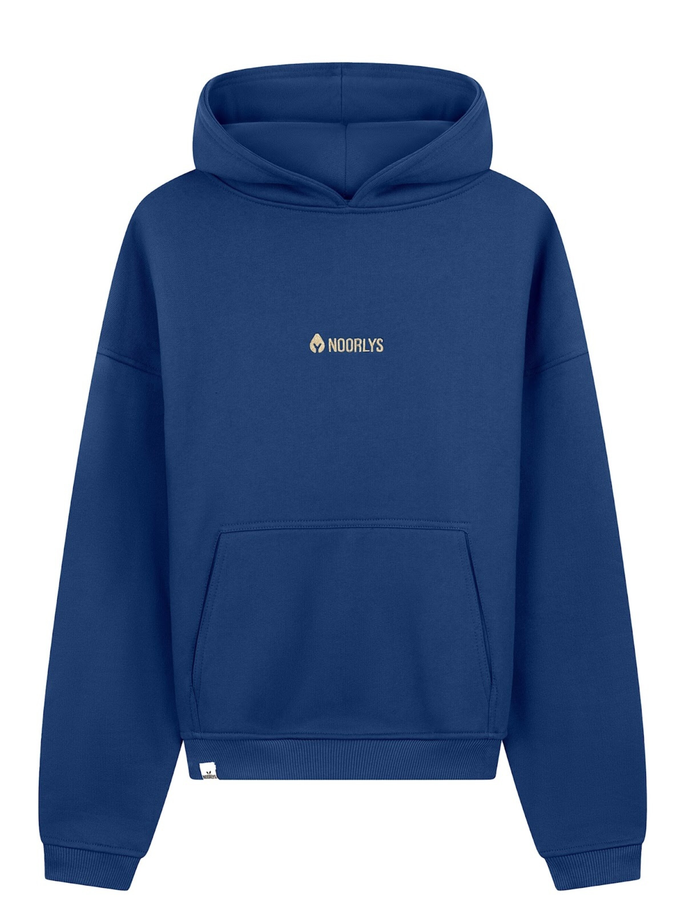 NOORLYS Sweatshirt 'PUNDIG'‌‌‌‌ in Blau: Vorderseite