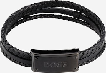 Braccialetto di BOSS Black in nero: frontale