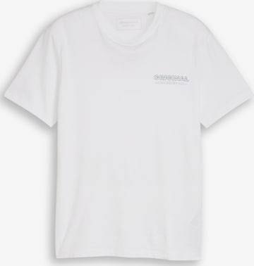 TOM TAILOR DENIM - Camiseta en blanco: frente