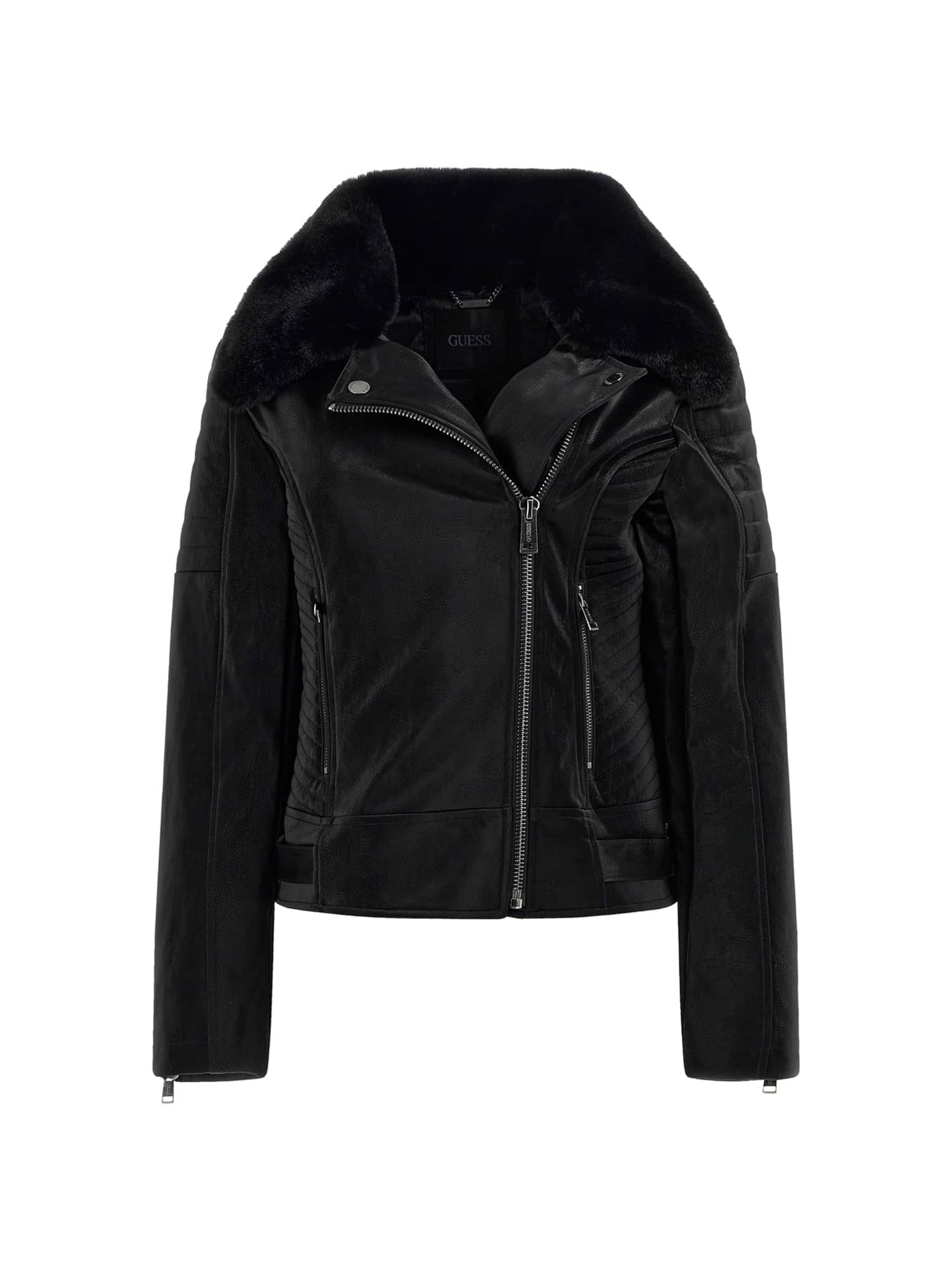 GUESS Between-Season Jacket in Black: front