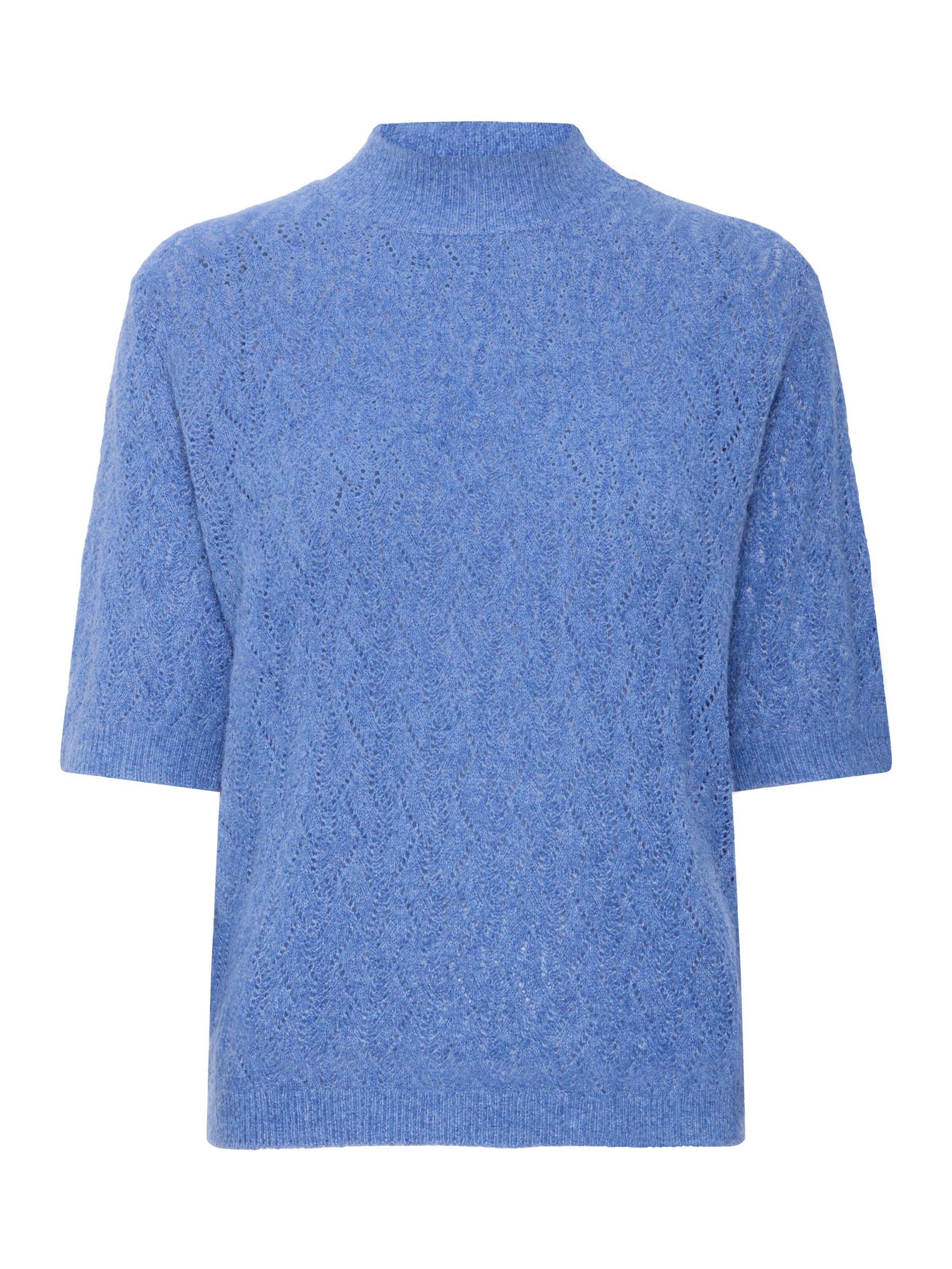 b.young Pullover 'Miffa' in Blau: Vorderseite