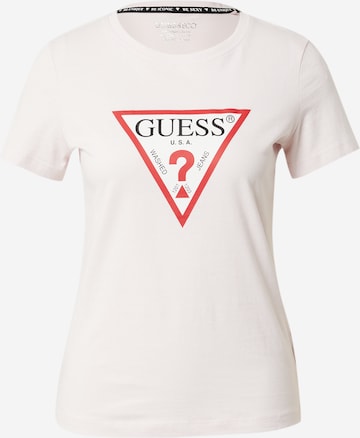 GUESS Majica | roza barva: sprednja stran