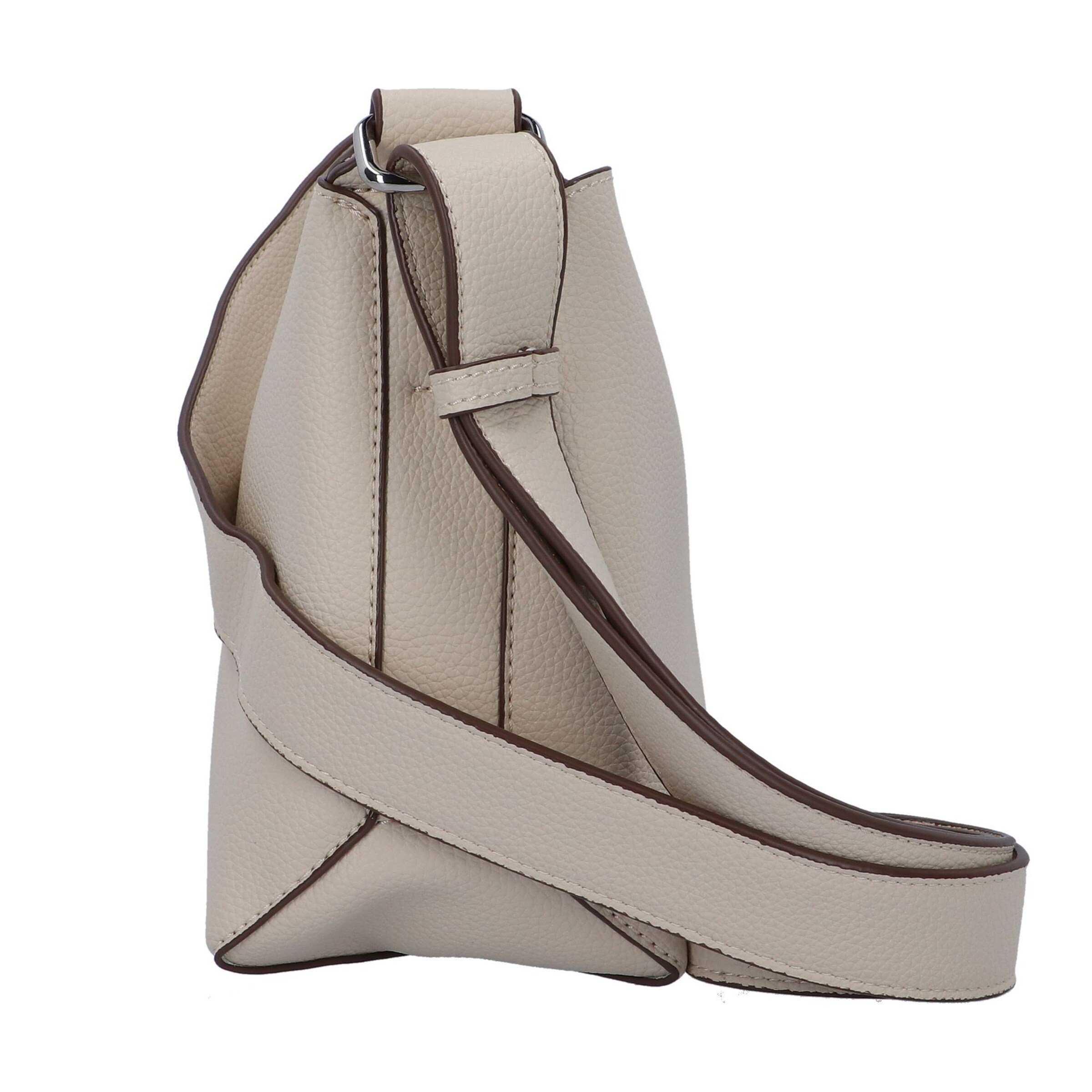 TOM TAILOR Umhängetasche 'Angie' in Beige
