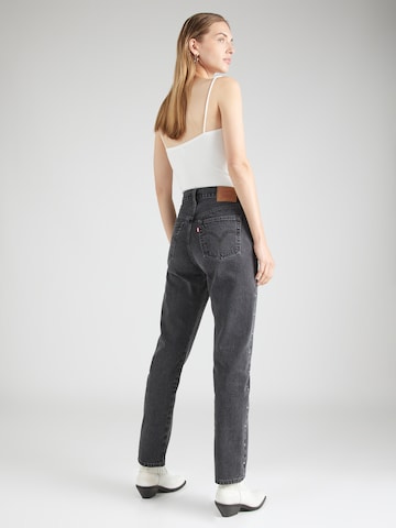 melns LEVI'S ® Piegulošs Džinsi '501 Jeans For Women'