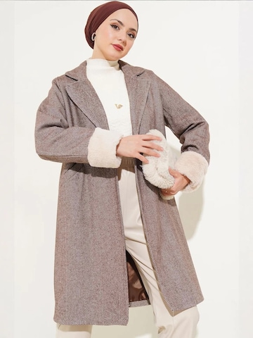 Bigdart - Sobretudo meia-estação em castanho: frente