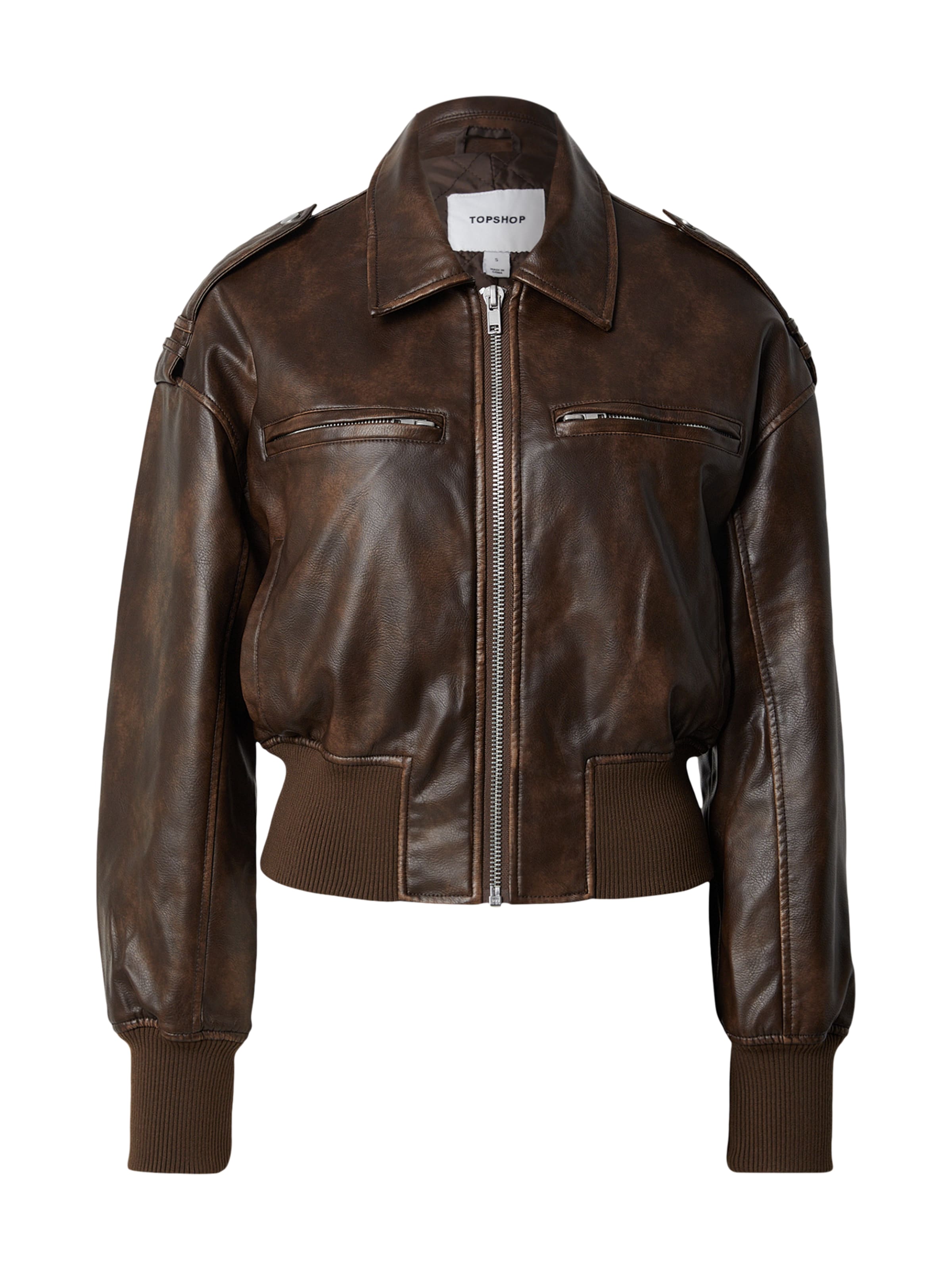 TOPSHOP Преходно яке 'ASTA' в шоколад, Преглед на продукта