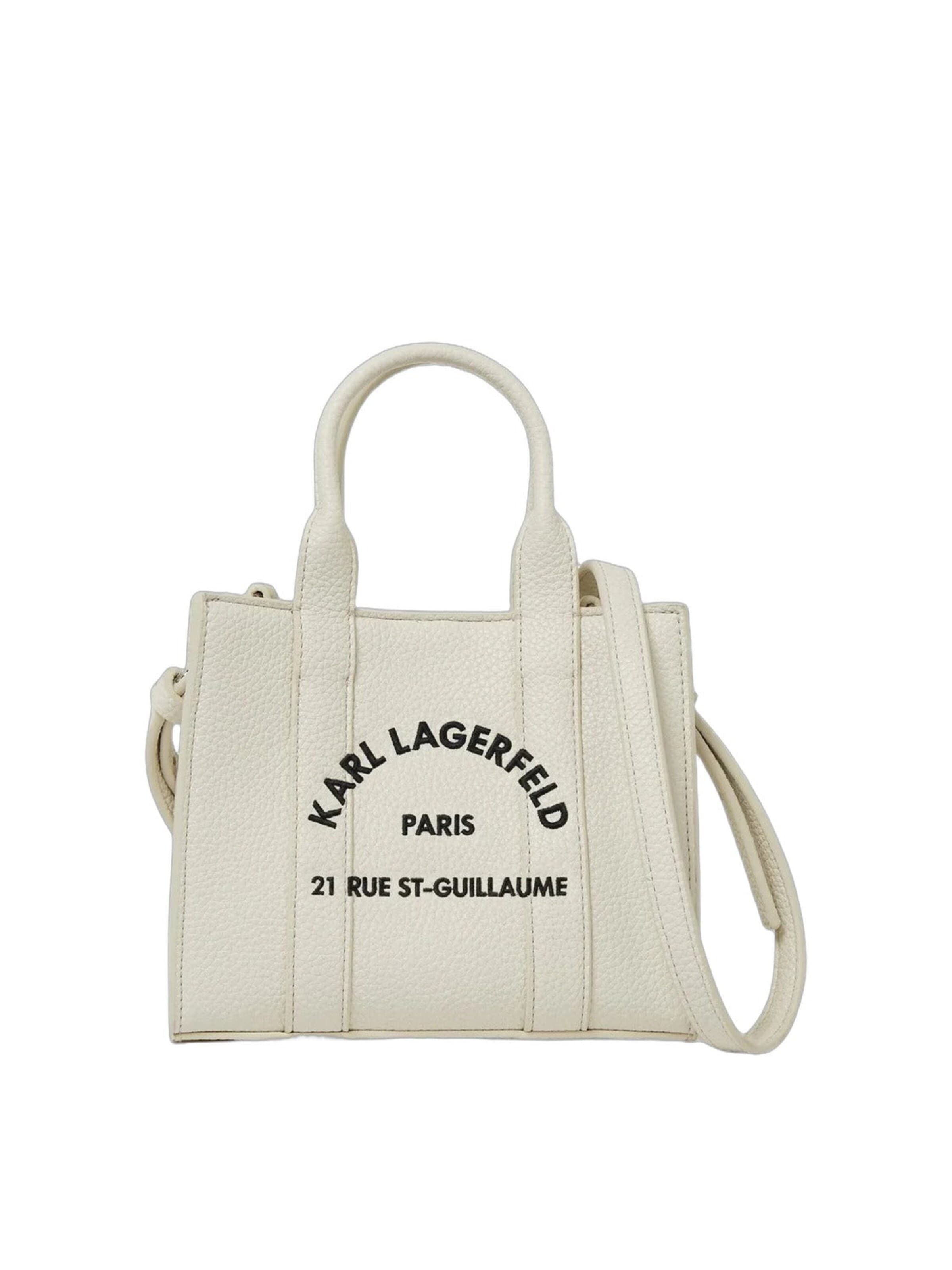 Karl Lagerfeld Handtasche 'Essentials'‌‌‌‌‌‌‌‌‌ in Weiß: Vorderseite