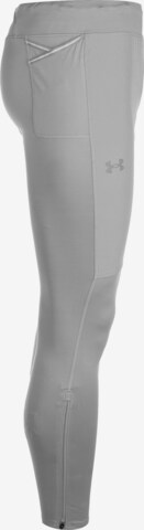 UNDER ARMOUR Skinny Workout Pants 'Qualifer Elite Cold' in Grey