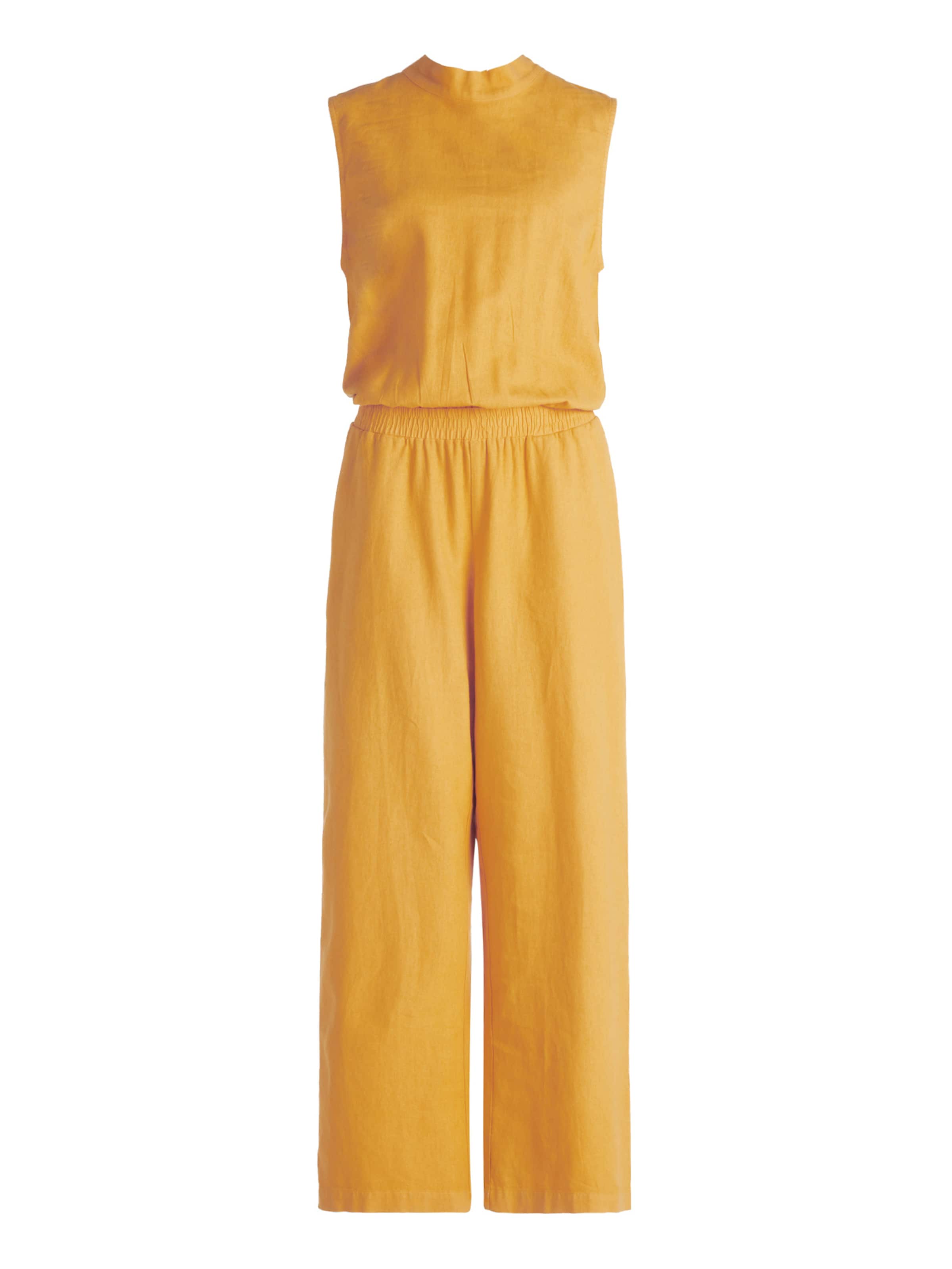 Cartoon Jumpsuit in Goud: voorkant