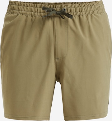 Shorts de bain QUIKSILVER en vert : devant