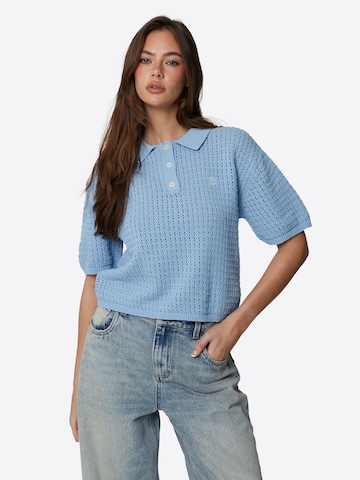 Good For Nothing Sweater in Blue: front