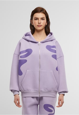Veste de survêtement Felicious en violet : devant