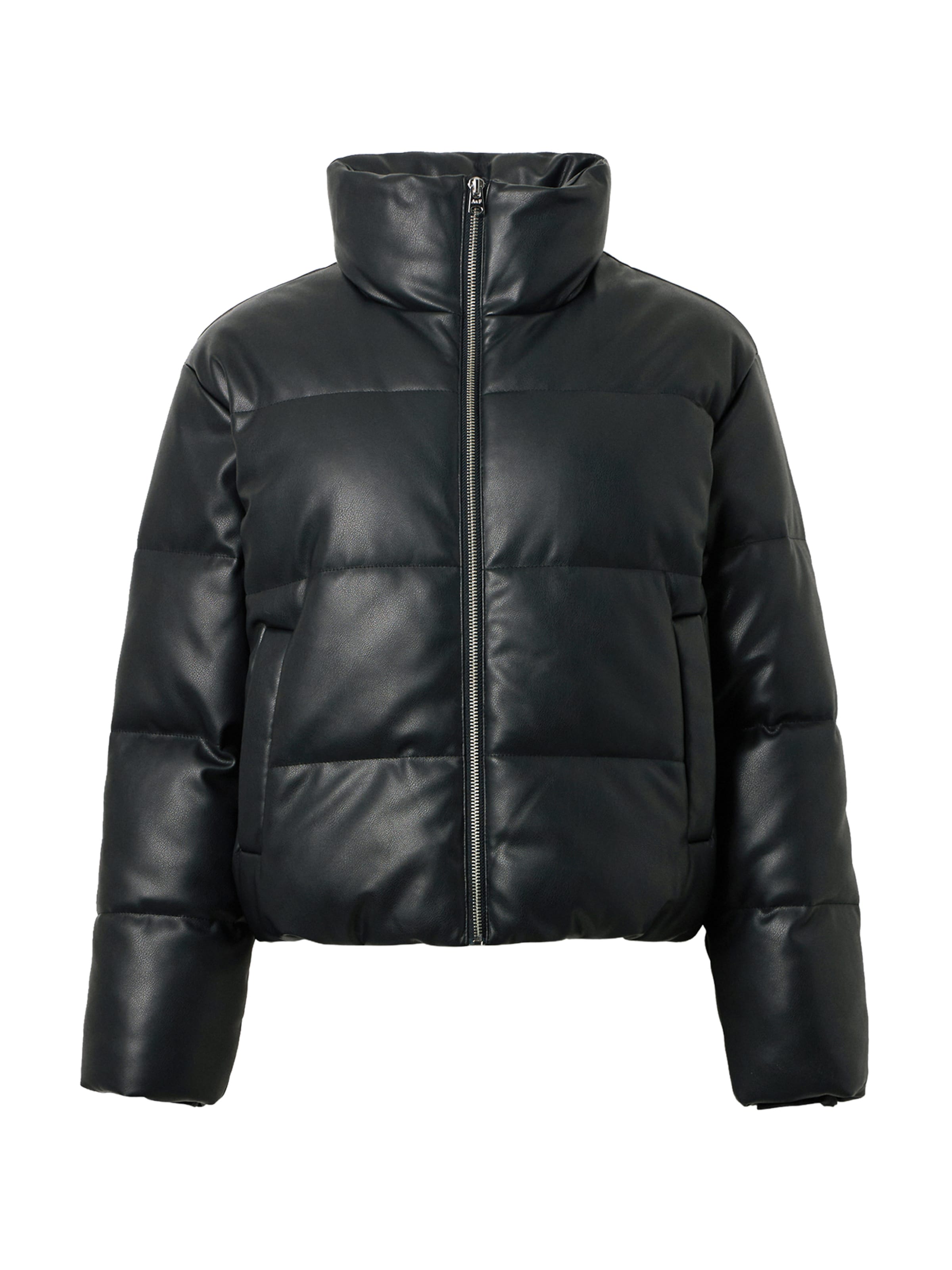 Abercrombie & Fitch - Chaqueta de invierno en negro: frente
