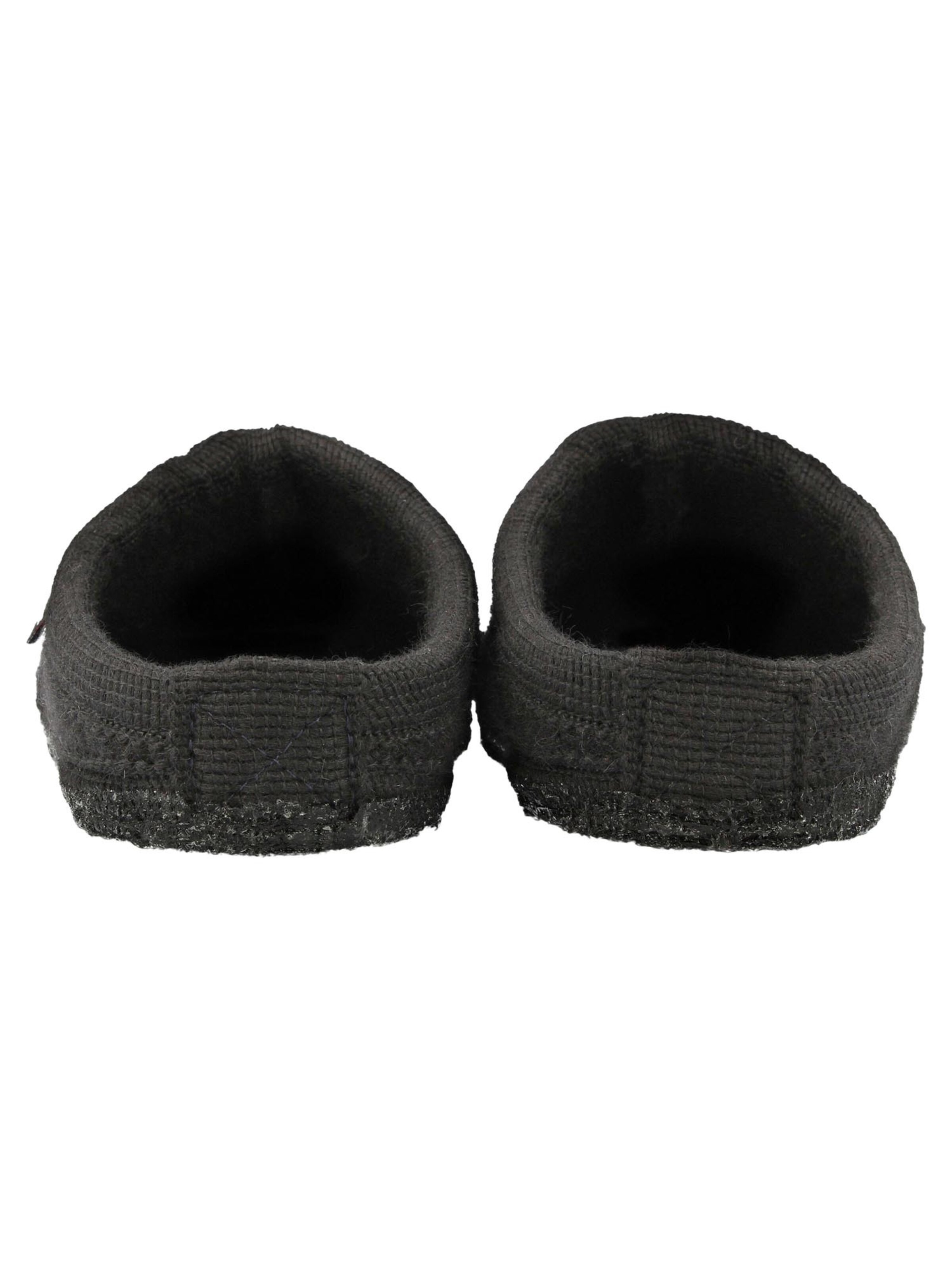 HAFLINGER Huisschoenen 'Walktoffel Alaska' in Zwart