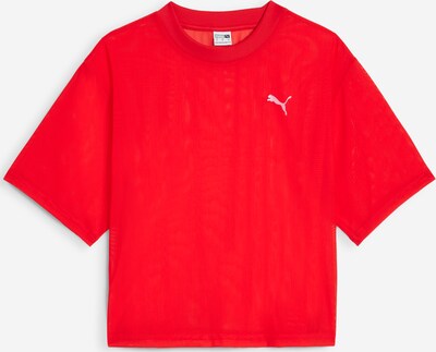 PUMA Majica 'DARE TO' | rdeča / bela barva, Prikaz izdelka