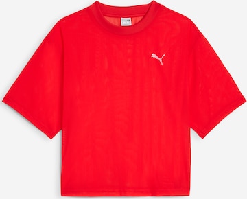 PUMA T-shirt 'DARE TO' i röd: framsida