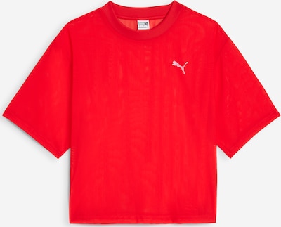 PUMA T-Shirt 'DARE TO' in rot / weiß, Produktansicht