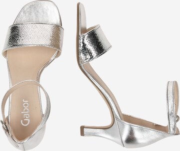 GABOR Strap Sandals in Silver