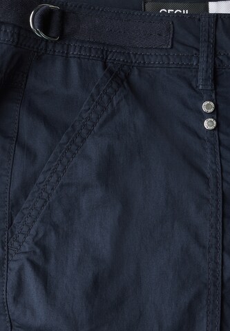 CECIL Regular Hose in Blau