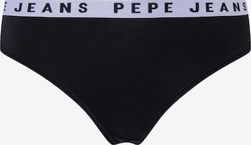 Pepe Jeans String in Schwarz: Vorderseite