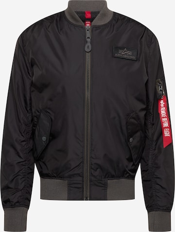 ALPHA INDUSTRIES Overgangsjakke i sort: forside