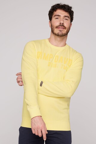 CAMP DAVID Sweatshirt in Yellow: front