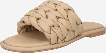 BRONX Pantoletter 'Delan-Y' i beige: forside