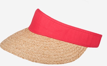 Hatland Cap 'Olinka Raffia' in Pink: Vorderseite