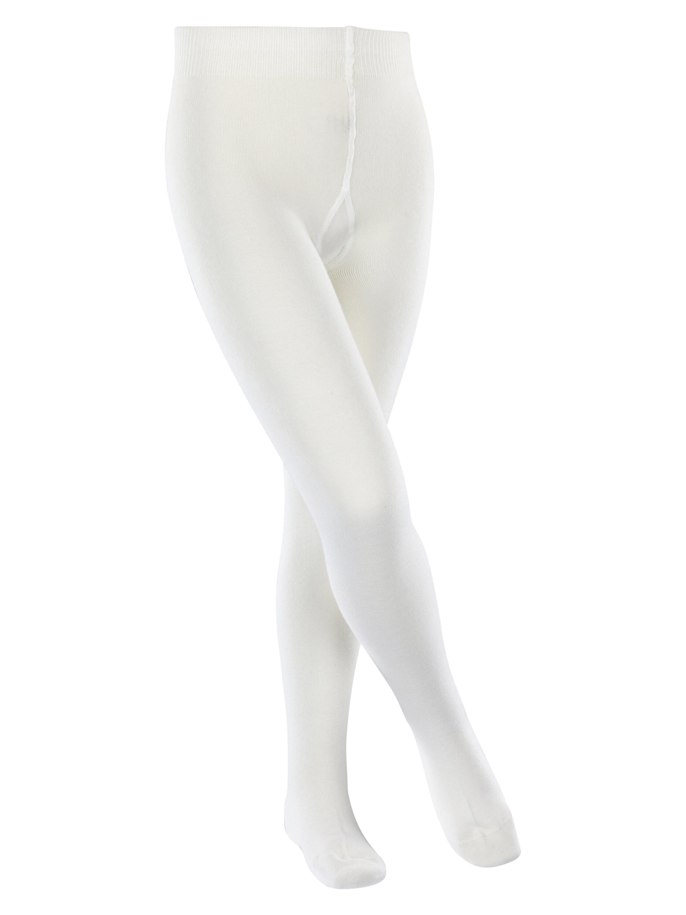 ESPRIT Regular Leggings 'Foot Logo' in White: front
